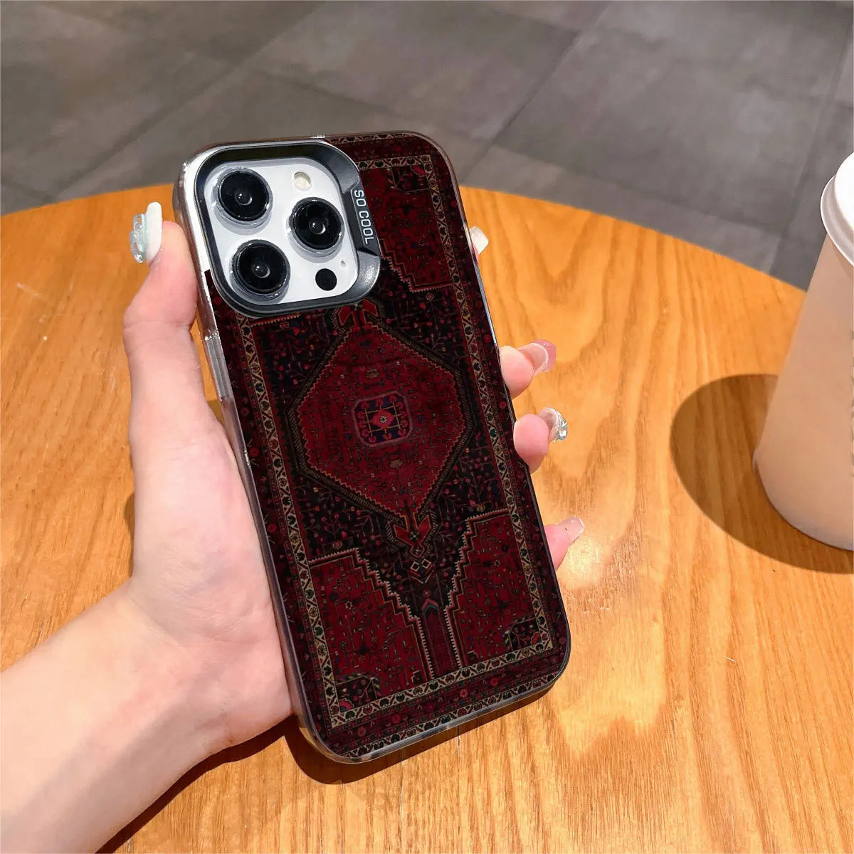 Luxury Fashion Persian Carpet Pattern Phone Case For iPhone