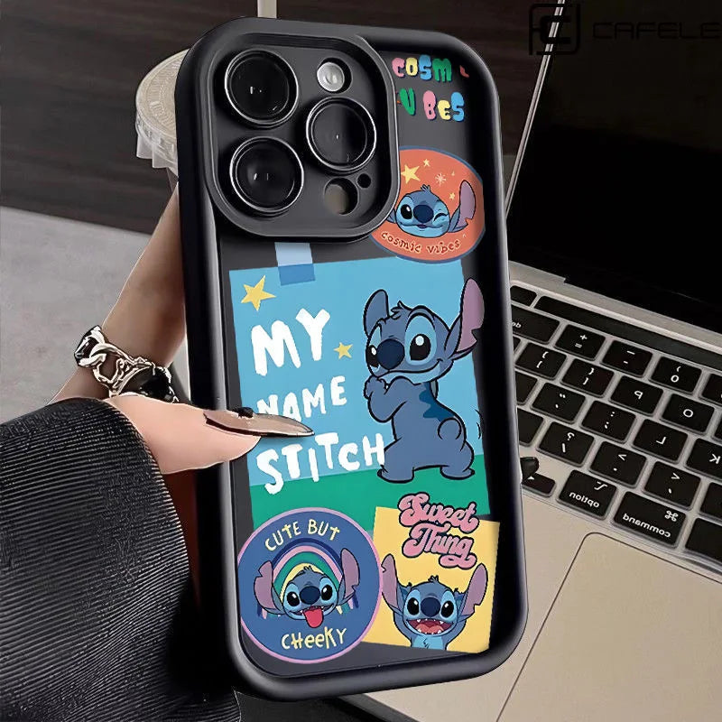 Stitch Love Cute Phone Case For iPhone