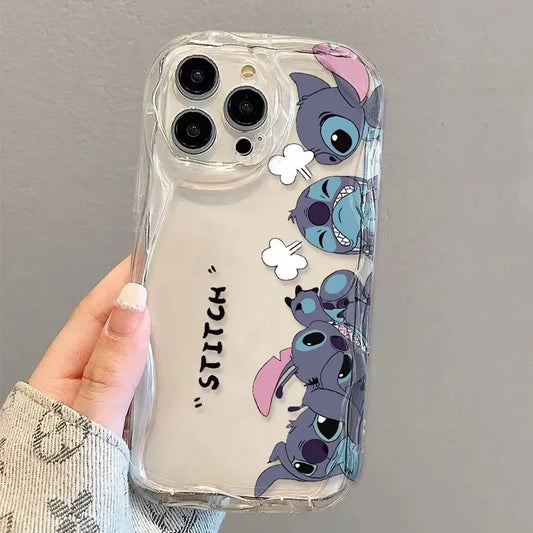 Stitch Naughty Angry Cute Phone Case For iPhone