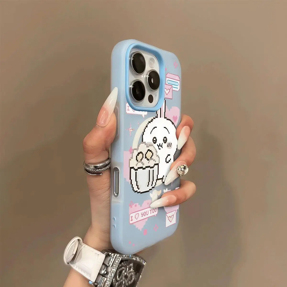 Anime Chiikawa Hachiware Usach Mobile Phone Case Available  For iPhone