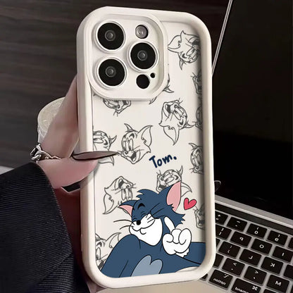 Funny Cartoon Phone Case For Jerrys Toms iPhone