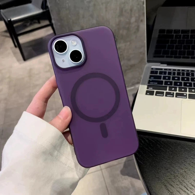Luxury Matte Magsafe Phone Case