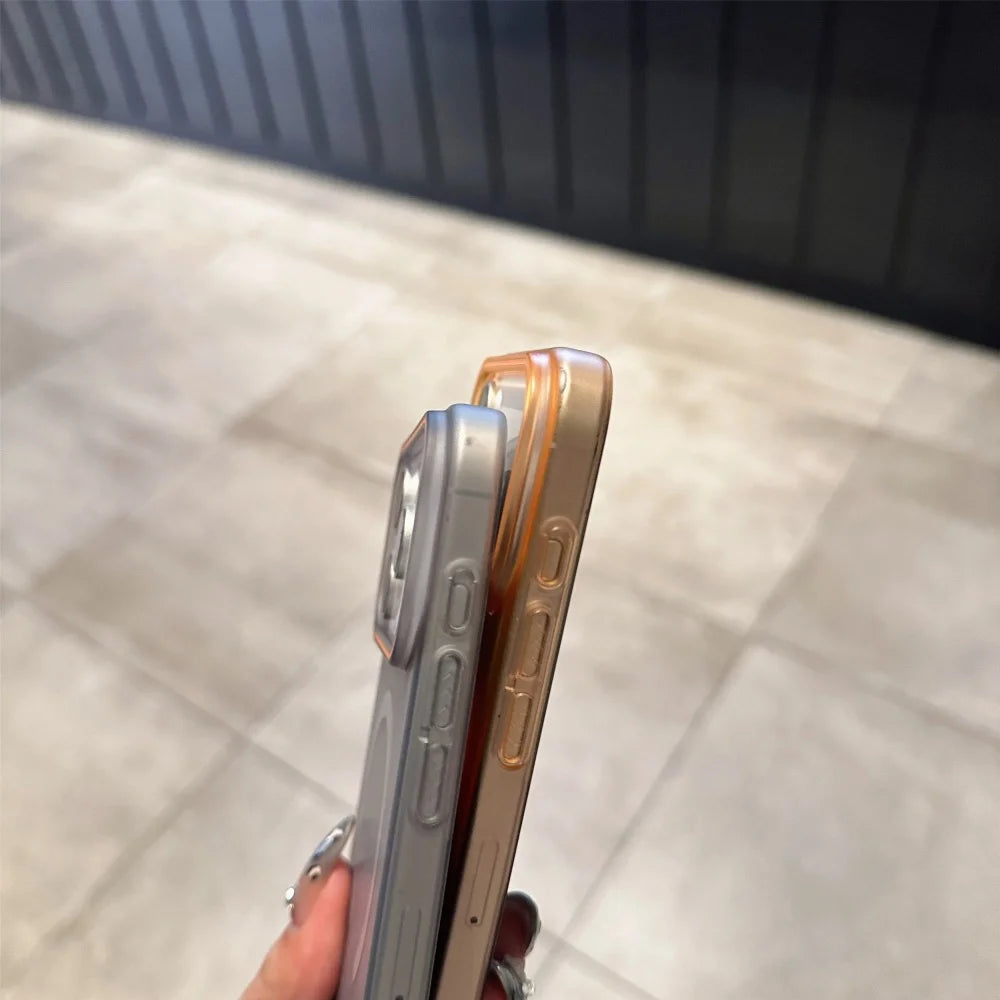 Soft For magsafe Wireless Charge Shockproof Phone Case For iPhone