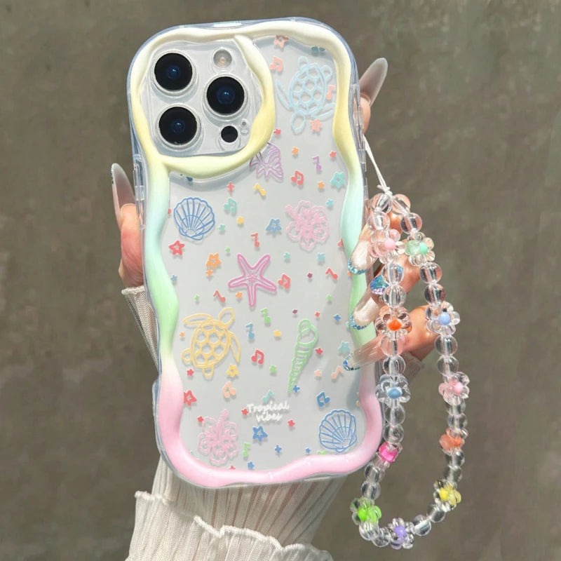 Fashion Underwater World Turtle Phone Case For iPhone