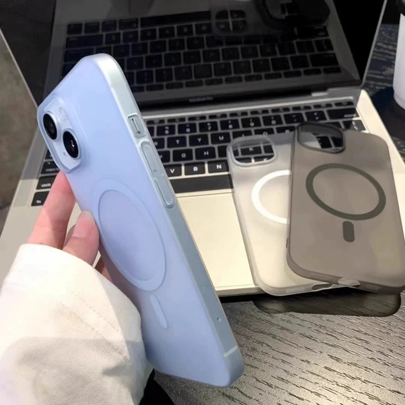 Luxury Matte Magsafe Phone Case