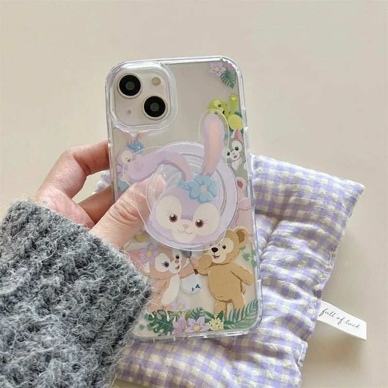 Disney LinaBell CookieAnn Duffy Mobile Phone Case Magnetic Holder Available For iPhone