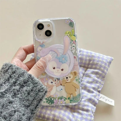 Disney LinaBell CookieAnn Duffy Mobile Phone Case Magnetic Holder Available For iPhone