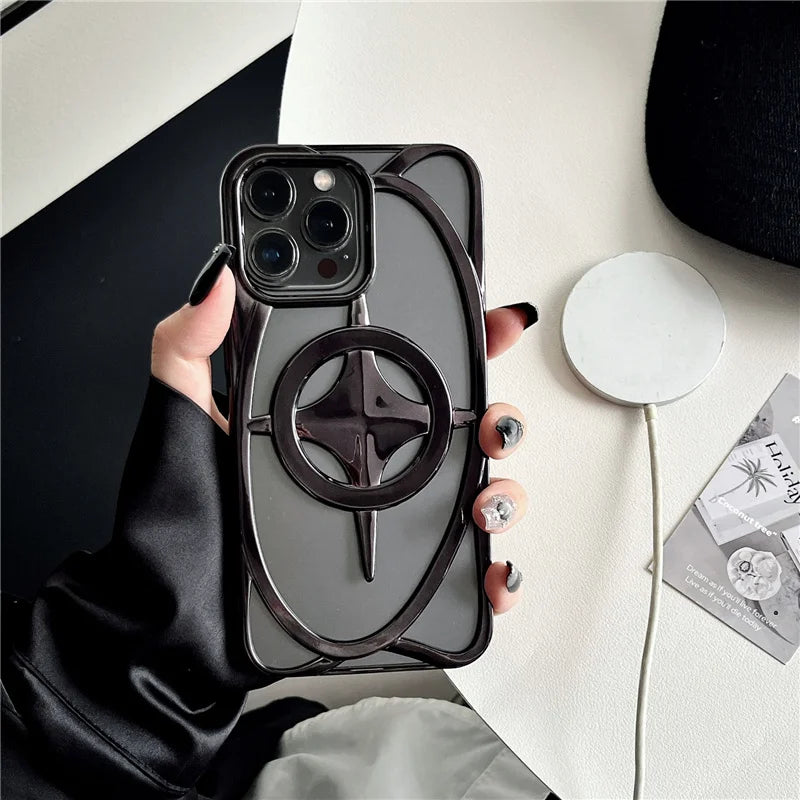 Hollow Planet Star Magnetic Phone Case