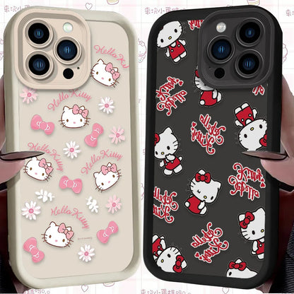 Cute Cartoon Hello Kitty Case For iPhone