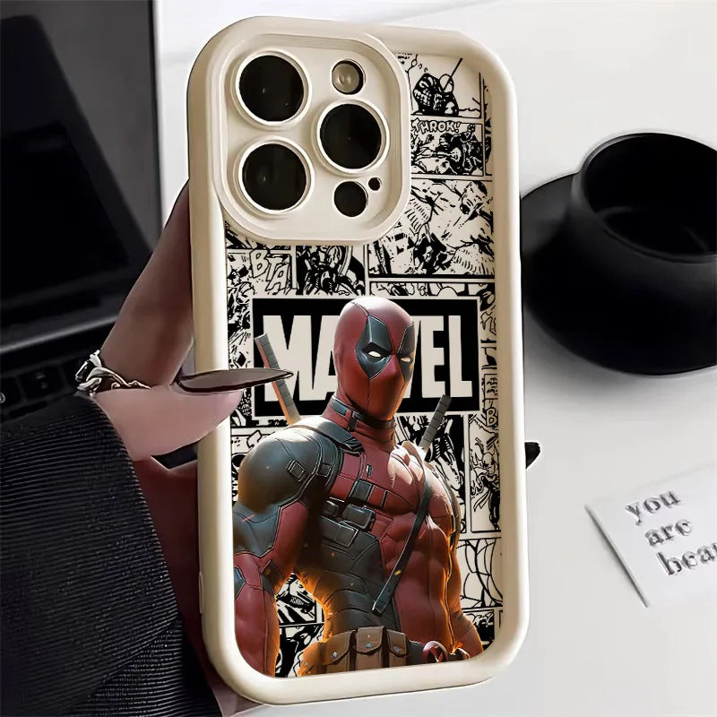 Marvel Ironman Spiderman Phone Case For iPhone