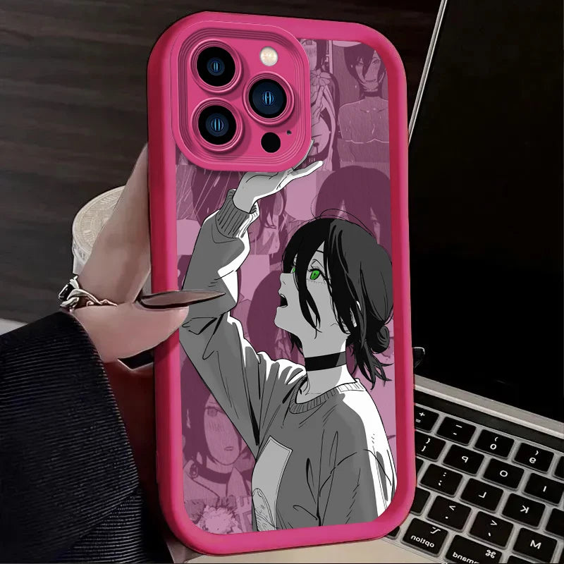 Anime Chainsaw Man Reze Phone Case For iPhone