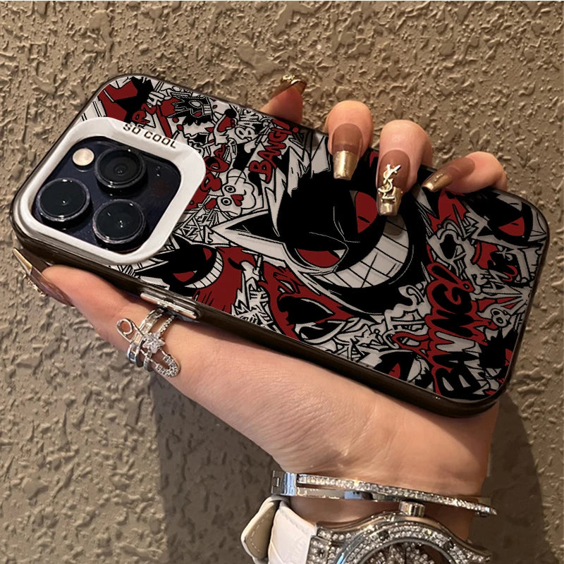 Anime Pokemon Gengar Phone Case For iPhone