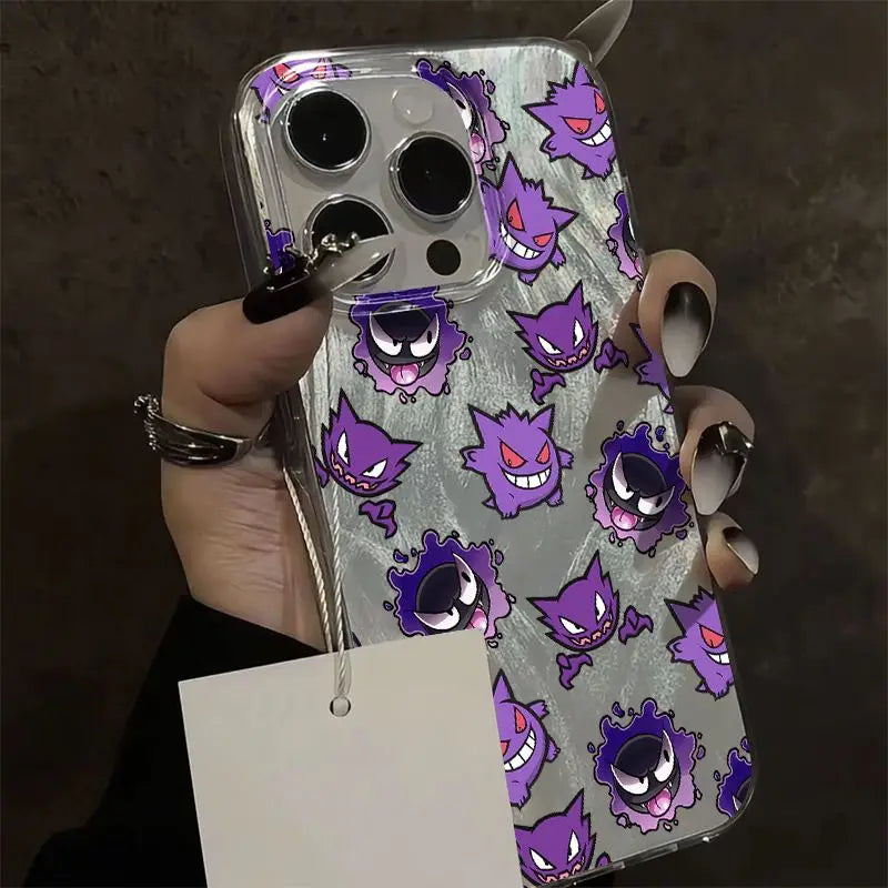 Cute Pokemon Gengar Pattern Phone Case For iPhone