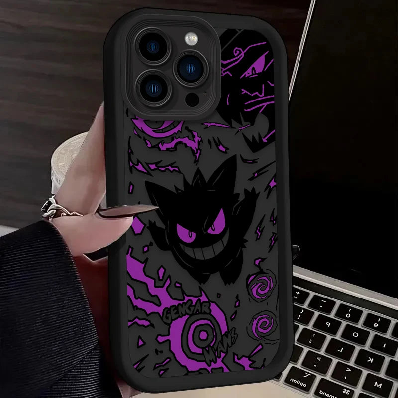 Cartoon Pokemon Gengar Case  For iPhone