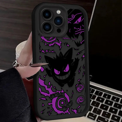 Cartoon Pokemon Gengar Case  For iPhone