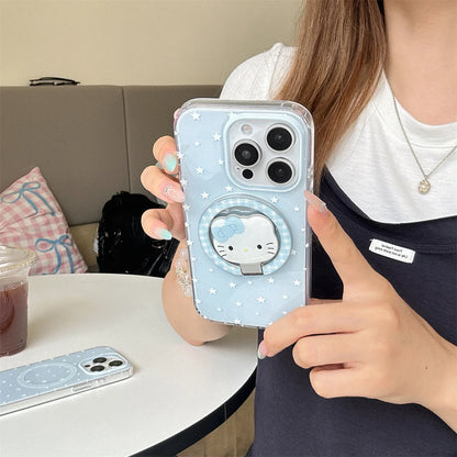 Korean Cute Star Magnetic Phone Case For iPhone