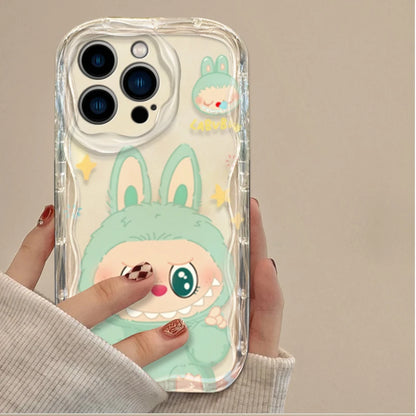 Funny Cute Labubu 3D Clear Phone Case