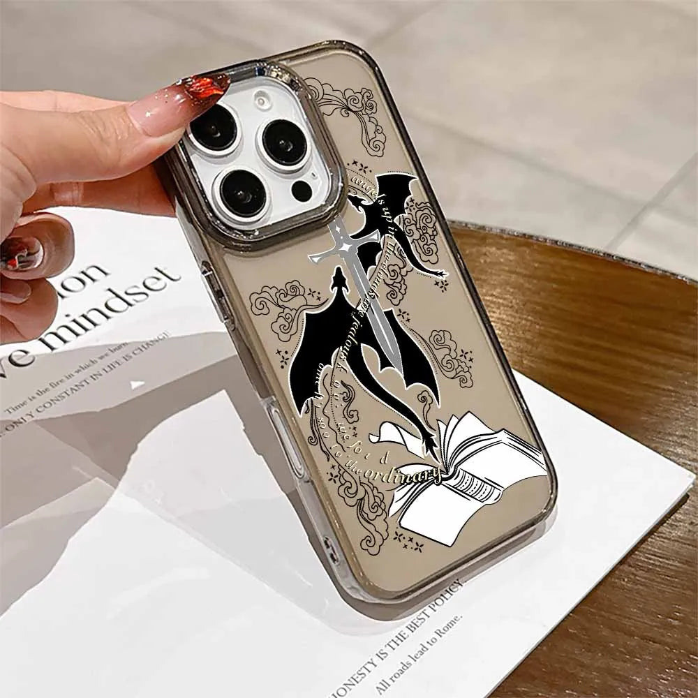 Dragon F-Fourth Wings Phone Case For iPhone