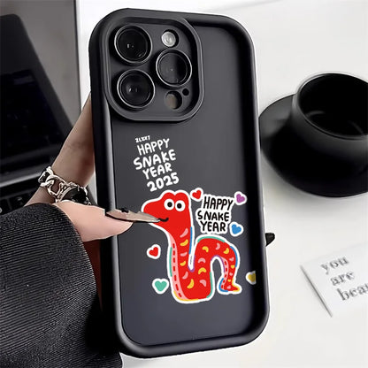 Snake Silicone Soft Shockproof Bumper Cover Phone Case