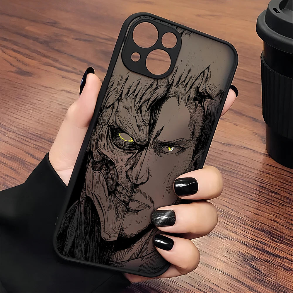 Luxury Attack On Titan Hot Anime Phone Case For iPhone