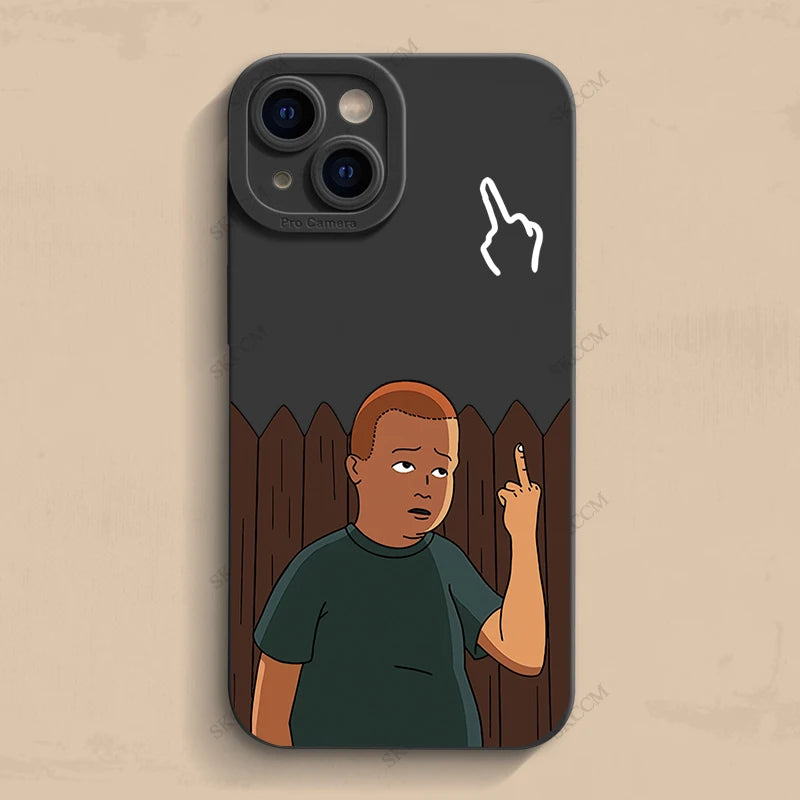 Funny Cartoon Man Phone Case For iPhone