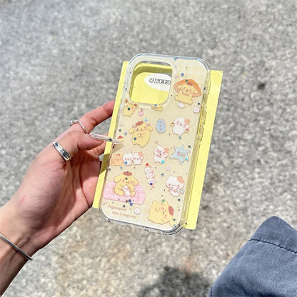 Funny Cute Sanrio Dog Glitter Phone Case For iPhone