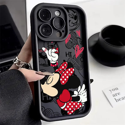 Disney Minnie Mickey Mouse Love Phone Case For iPhone