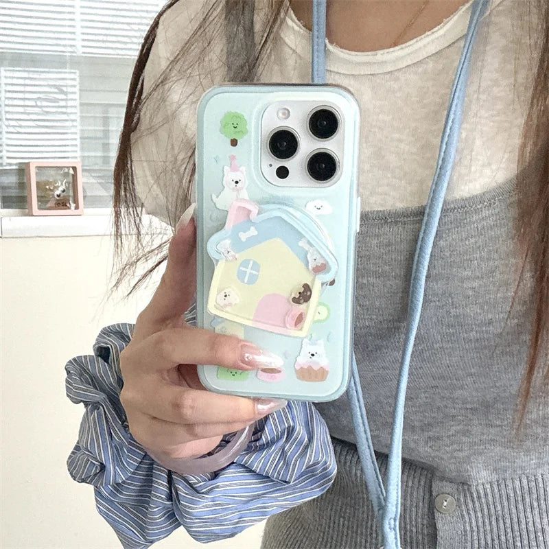 Cute Puppy Magnetic Phone Case