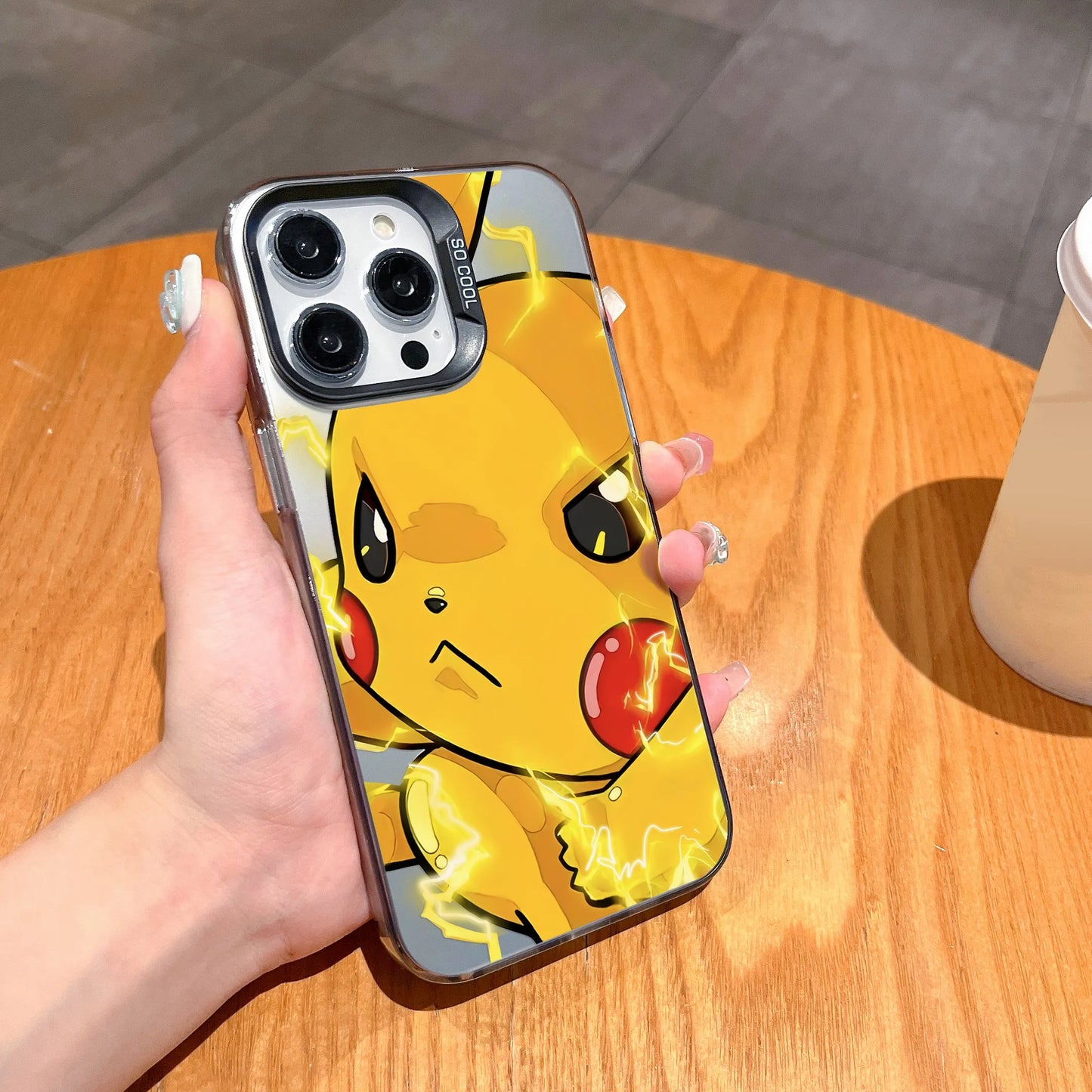 Anime Pokemons Gengars Pikachus Phone Case For iPhone