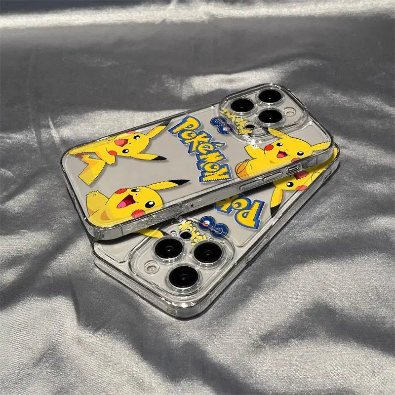 Cartoon Cute Pokemon Pikachu Phone Case For iPhone