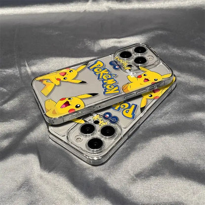 Cartoon Cute Pokemon Pikachu Phone Case For iPhone