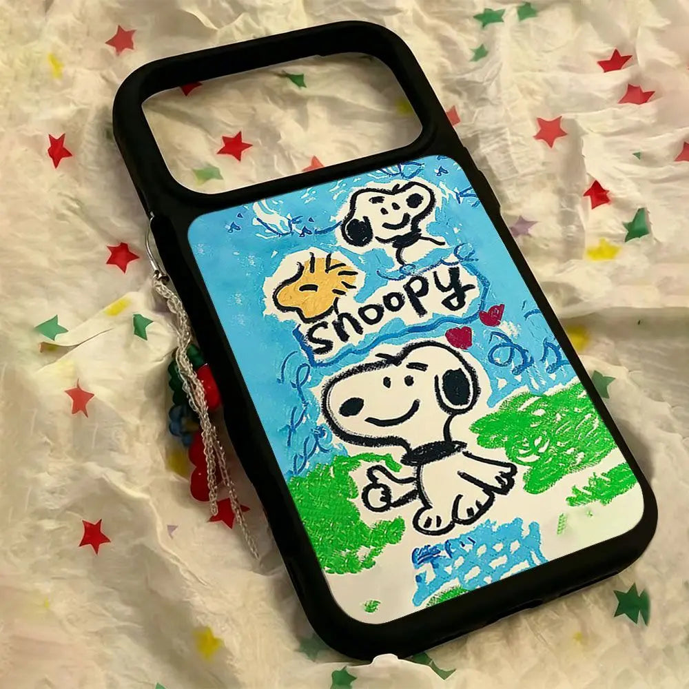 Anime Cartoon Snoopy Soft Back Cover Mobile Phone Case For iPhone