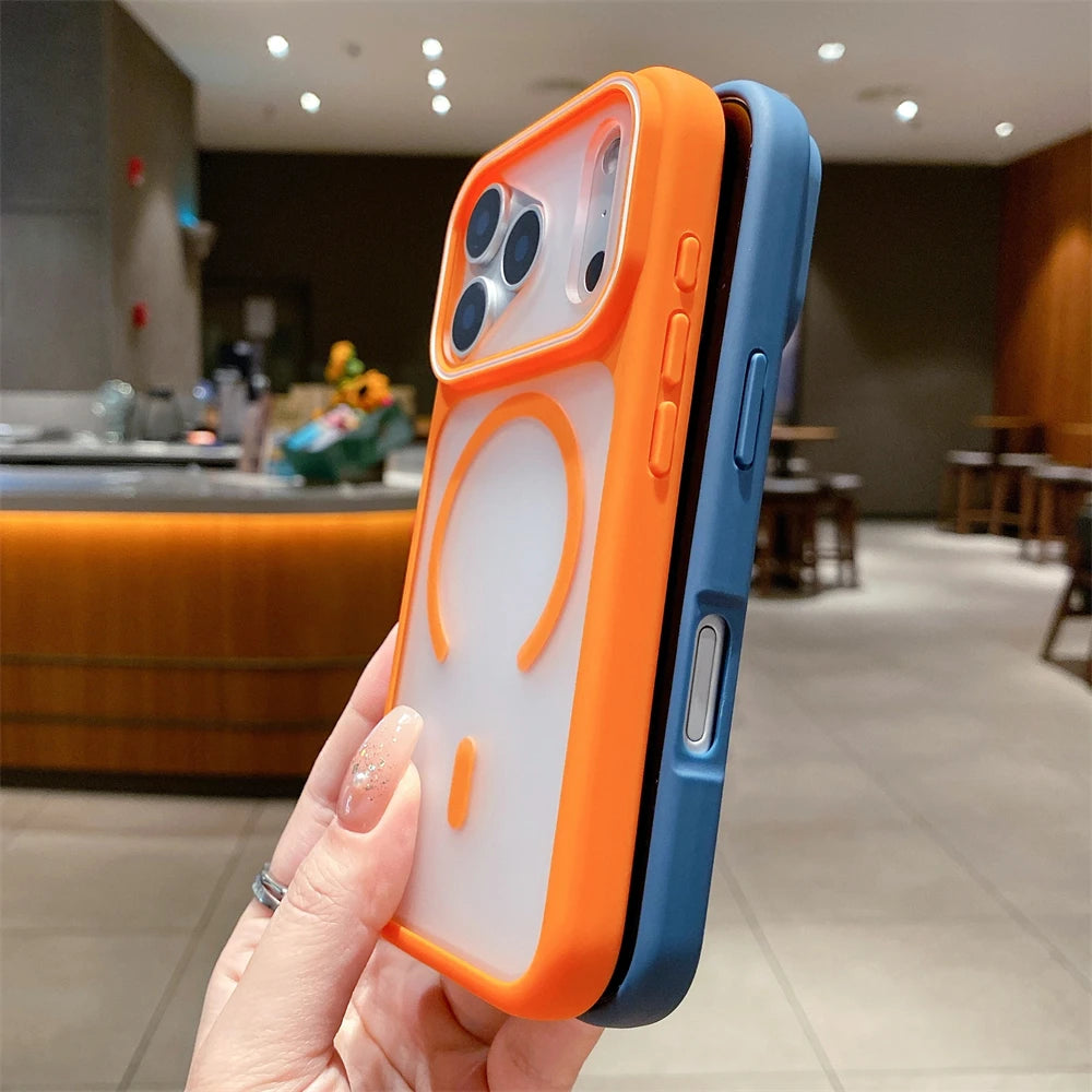 Luxury Transparent For Magsafe TPU Magnetic Case For iPhone