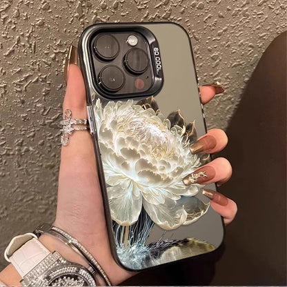 White Lotus Phone Case For iPhone