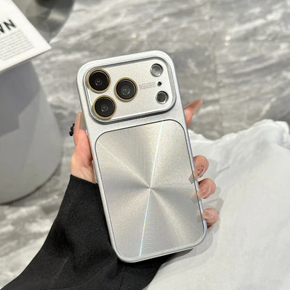 Aurora CD Pattern Large Window Case For iPhone