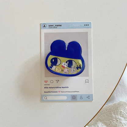 Funny Cartoon Magnetic Stand Phone Case