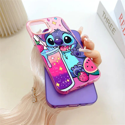 Disney Cute Cartoon Stitch Phone Case For iPhone