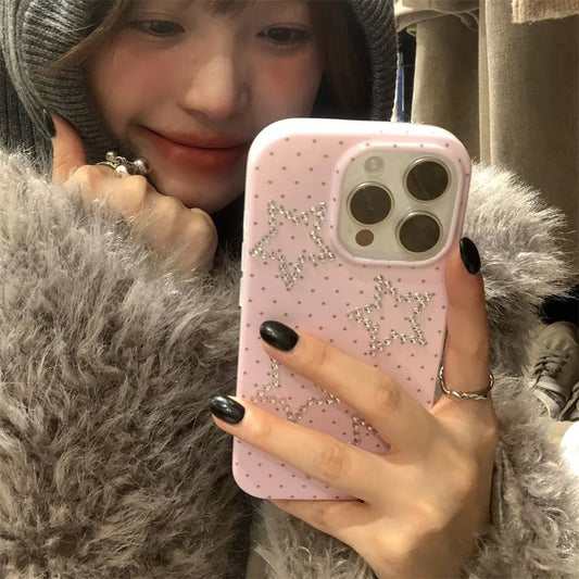 Glitter Star Pattern Phone Case