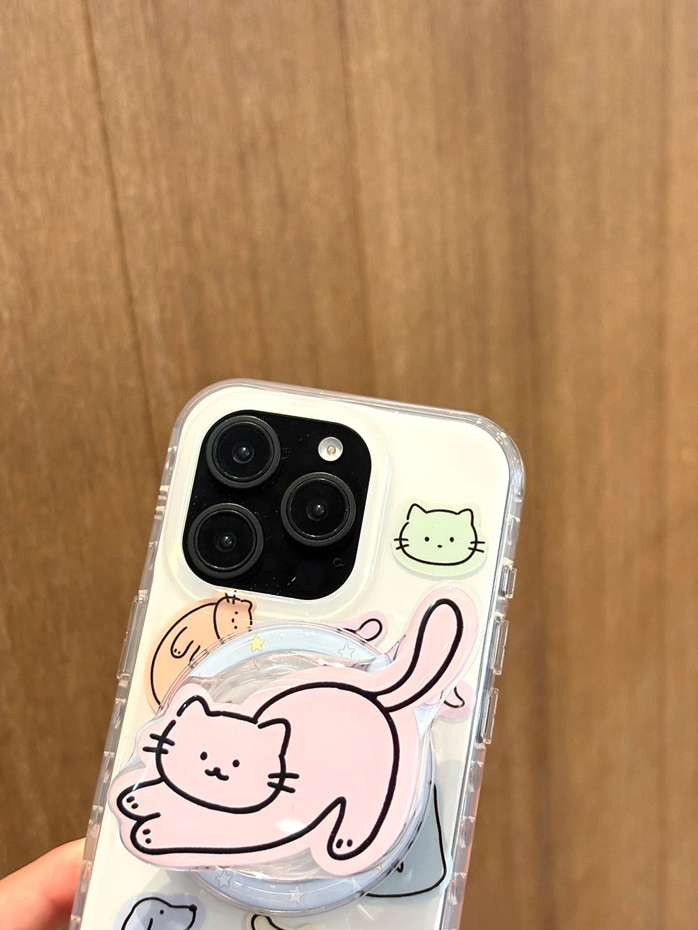 Cute Cat Cartoon Kitty Magnetic Phone Case