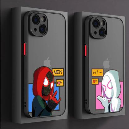 Marvel Spider Man Couple For iPhone Phone Case