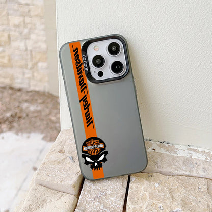 Motorcycles Phone Case Candy Matte Shockproof Harleys Davidsons Cover For iPhone
