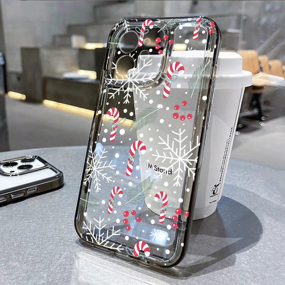 Cartoon Christmas Tree Pattern Phone Case