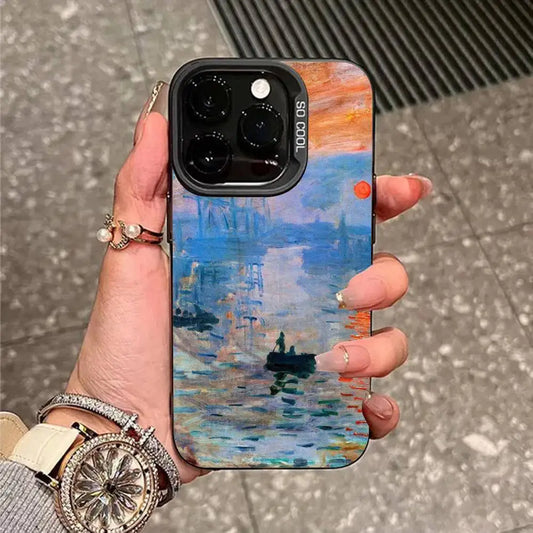 Sunrise Famous Painting By Moss Phone Case For iPhone