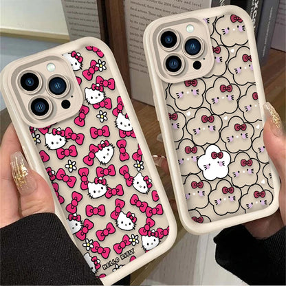 Hello Kitty Star Bow Lovely Phone Case For iPhone