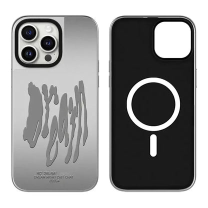 Dream Graffiti Letter Mirror Surface MagSafe Phone Case