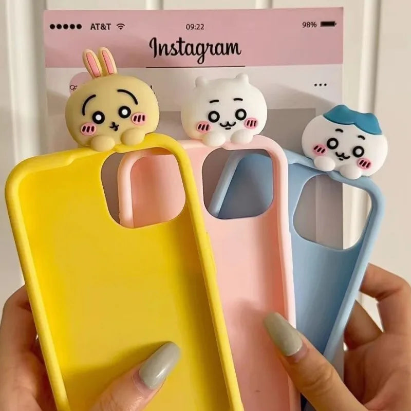 Anime Chiikawa Hachiware Usagi Mobile Phone Case Available For iPhone
