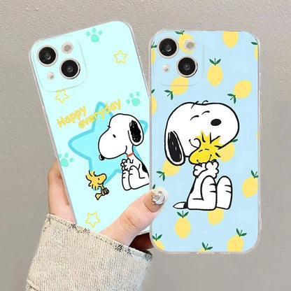 Cartoon Lovely Snoopies Phone Case For iPhone
