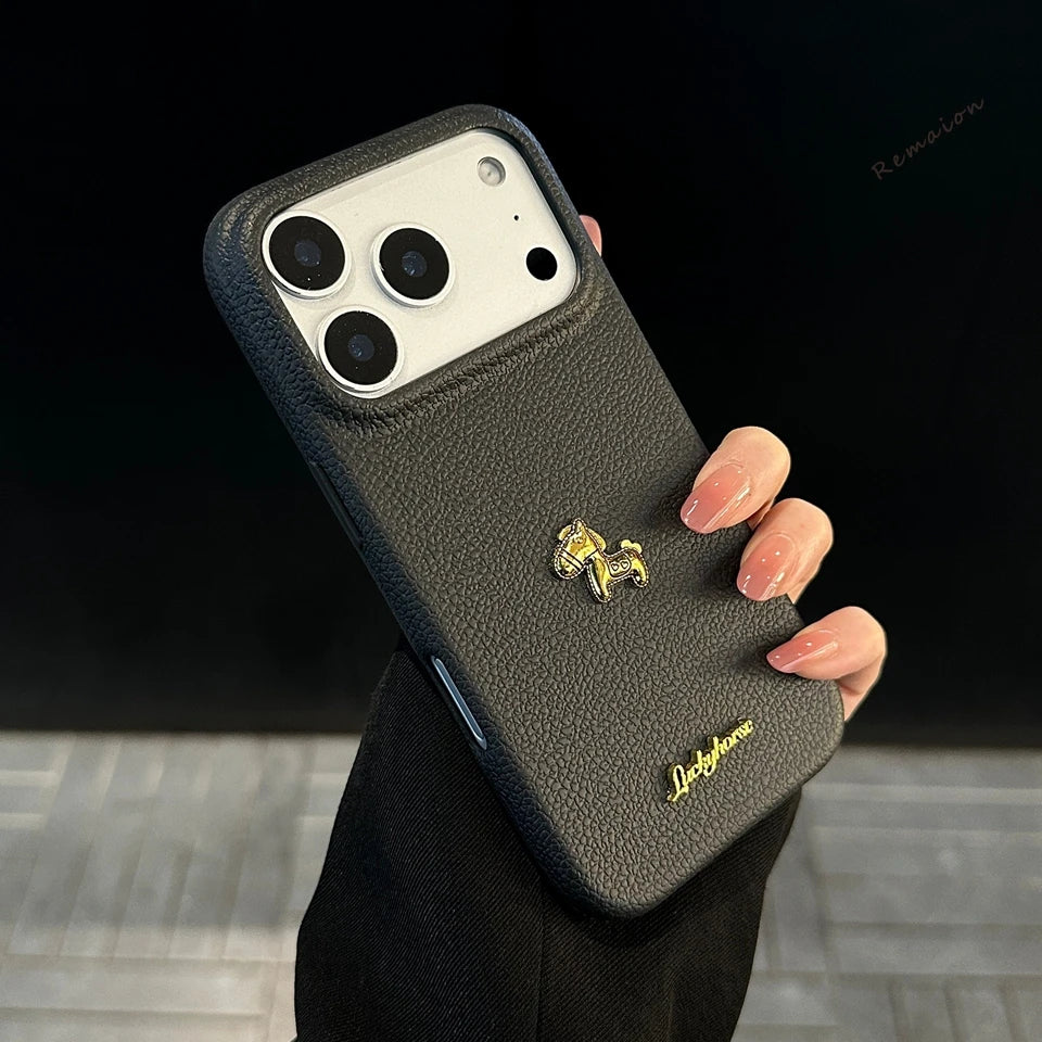 Luxury Leather Phone Case For iPhone