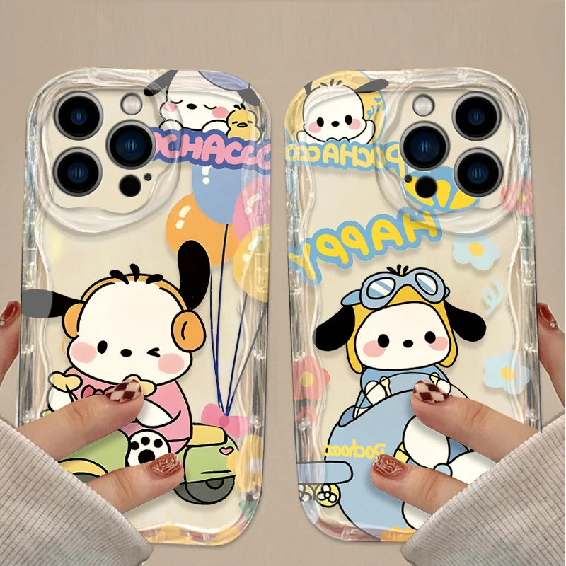 Cute Cartoon Pochacco Phone Case For iPhone