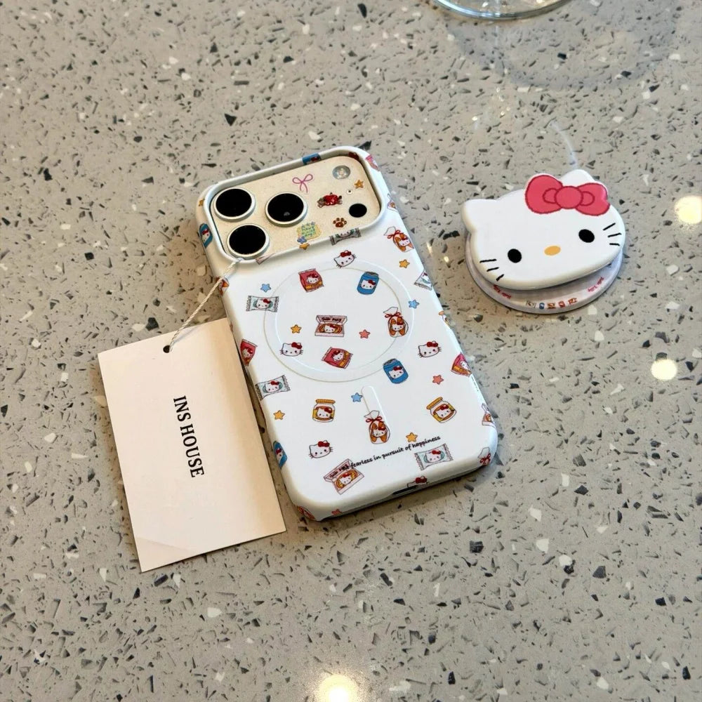 Korean New Cute Cartoon Sanrio Hello Kitty Phone Case For iPhone